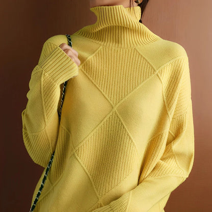 Zara | Jersey De Cuello Alto Casual Y Súper Cómodo