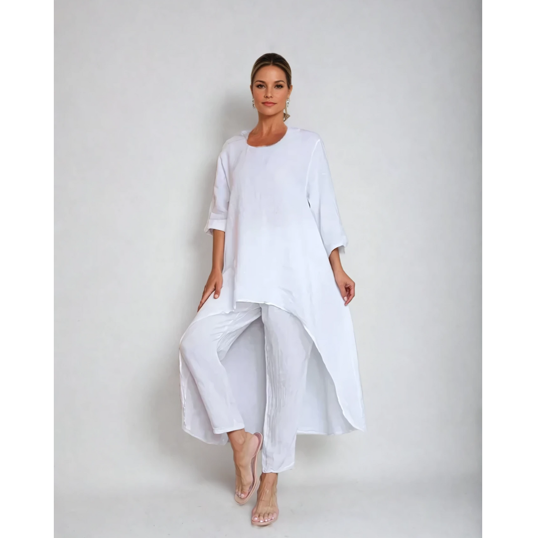 Amelie | Conjunto Loungewear De Mujer Con Túnica Oversize Y Pantalón Cómodo