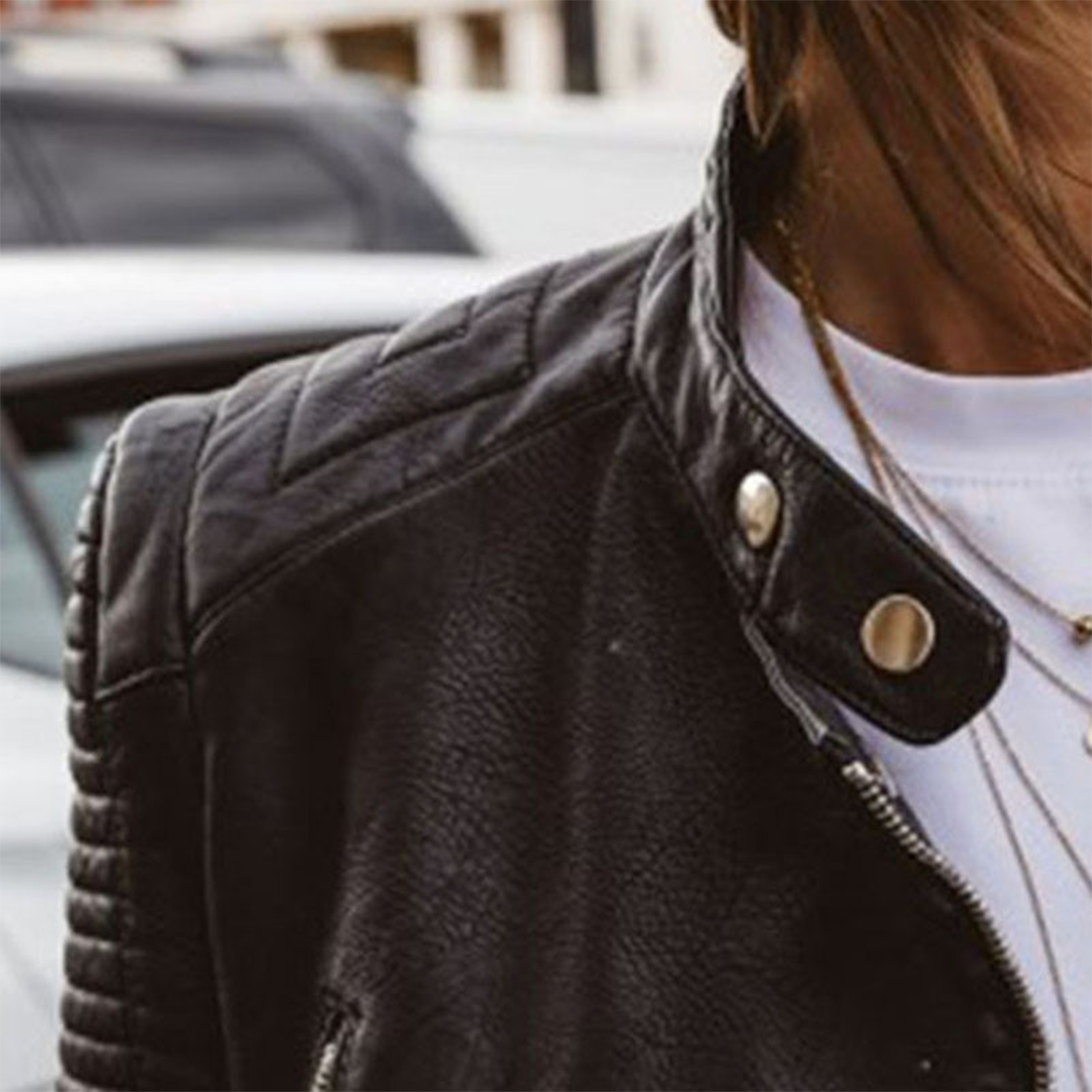 Raquel | Chaqueta De Cuero Elegante Para Mujer