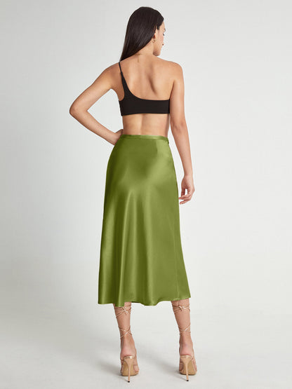 Adelise | Vestido Roc Midi De Satén Elegante Y Suave Para Mujer