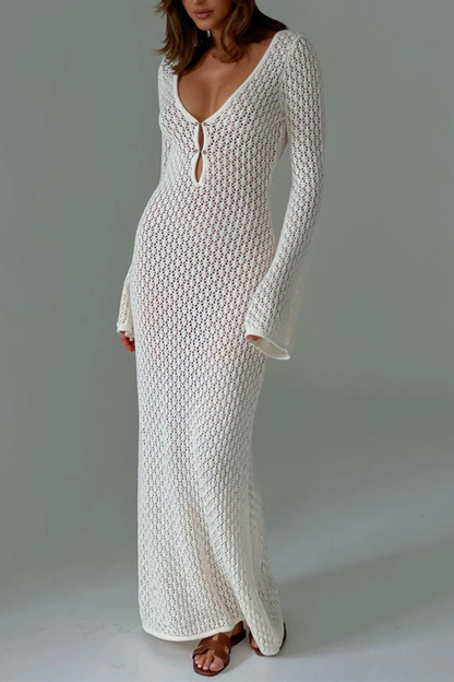 Kiara | Vestido Elegante De Crochet