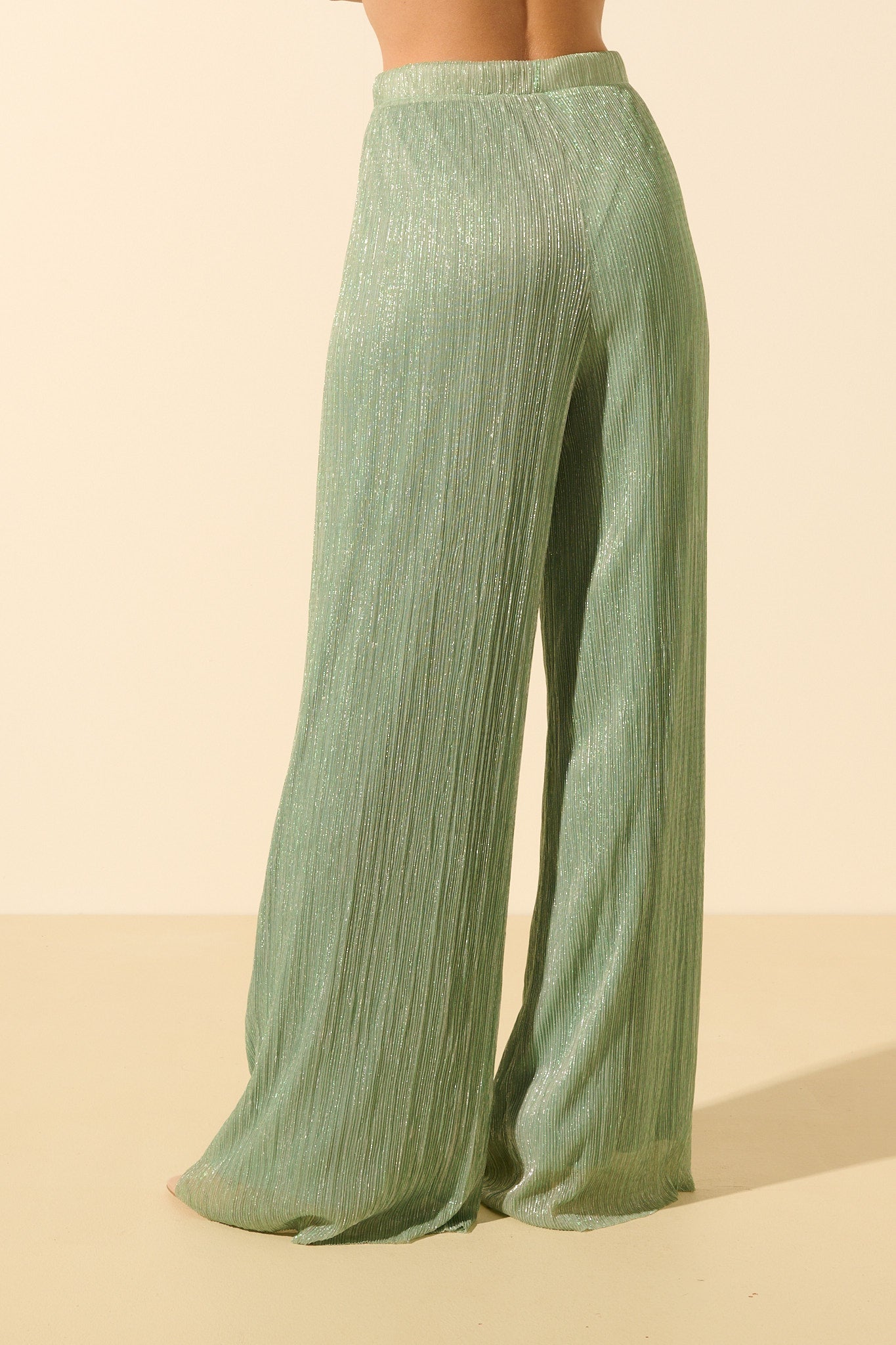 Luna | Pantalón Fluido De Tiro Alto Y Caída Elegante
