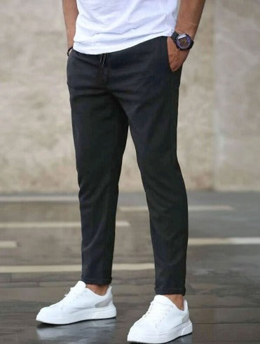 Adrastos | Pantalón De Hombre Elástico Con Ajuste Slim Y Estilo Versátil