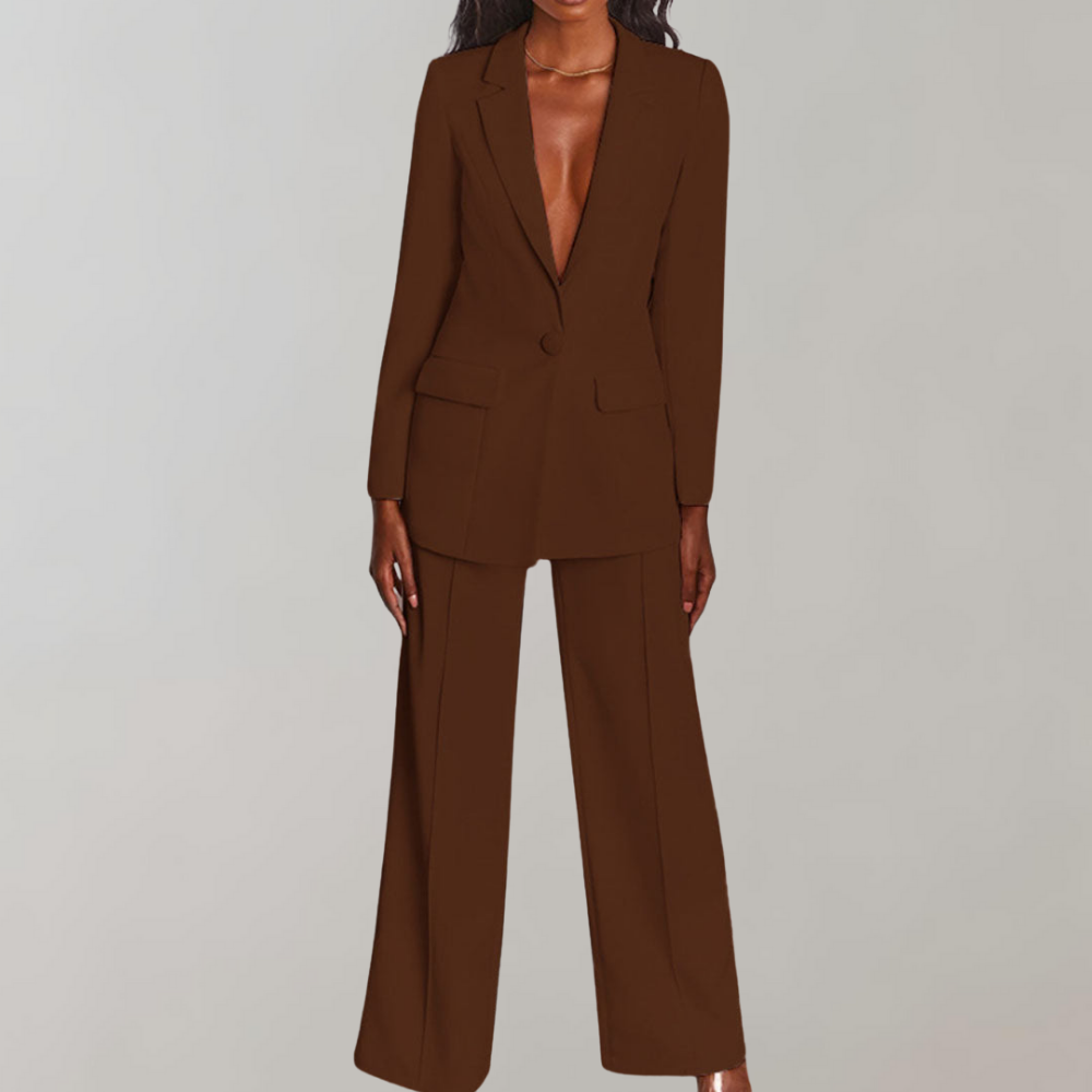 Gretel | Conjunto De Blazer Y Pantalón Con Estilo Sofisticado