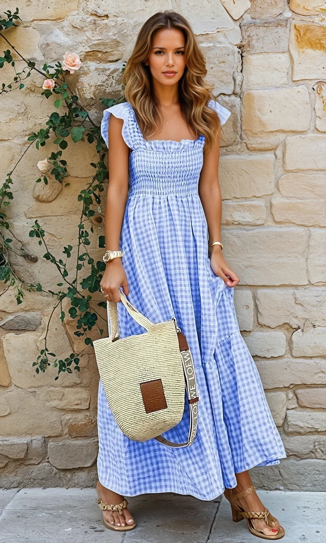 Ana | Vestido De Cuadros Casual Y Versátil