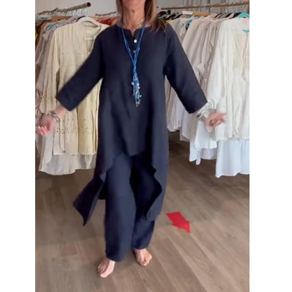 Amelie | Conjunto Loungewear De Mujer Con Túnica Oversize Y Pantalón Cómodo