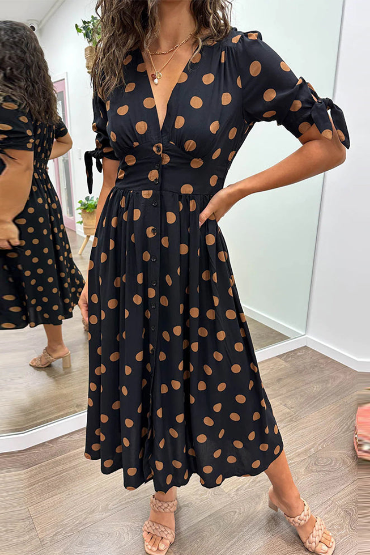 Sfera | Vestido De Lunares Estilo Chic