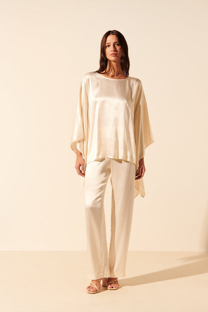 Sofía | Top Satinado Elegante Y Atemporal