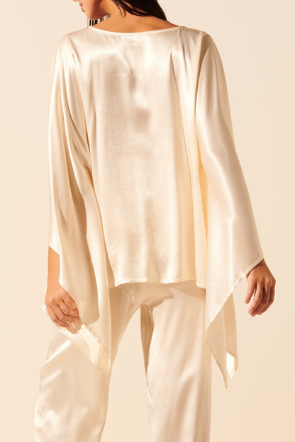 Sofía | Top Satinado Elegante Y Atemporal