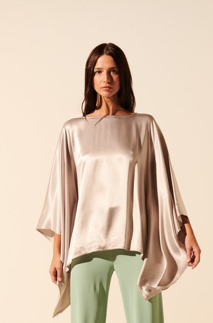 Sofía | Top Satinado Elegante Y Atemporal
