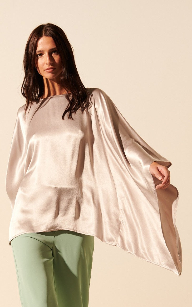 Sofía | Top Satinado Elegante Y Atemporal