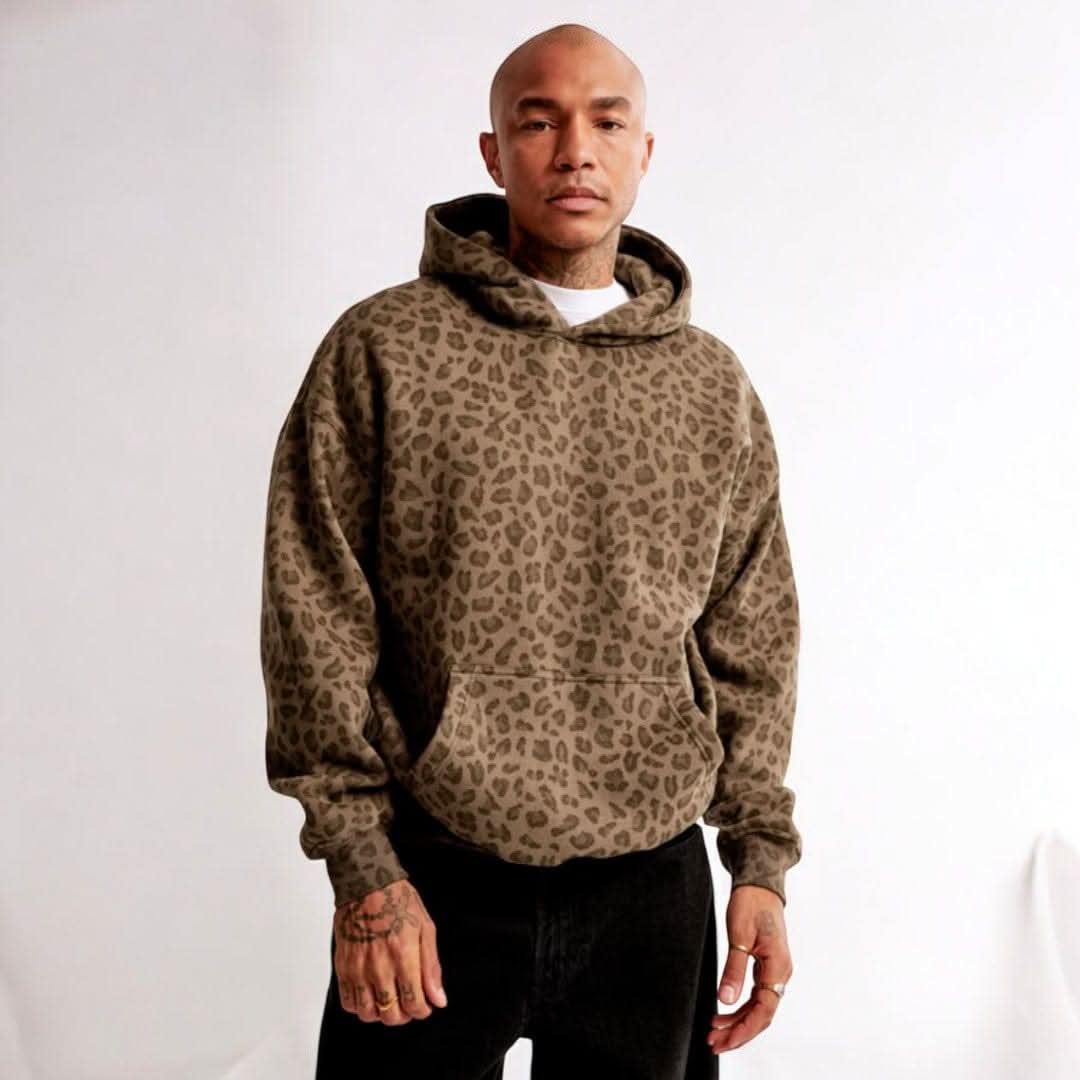 Zoe | Sudadera Unisex Estilo Leopardo Confort Total