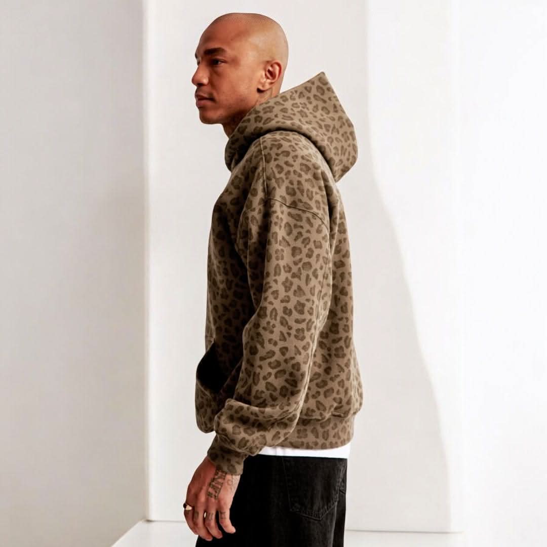 Zoe | Sudadera Unisex Estilo Leopardo Confort Total