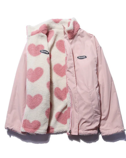 Violeta | Abrigo Corazón Reversible