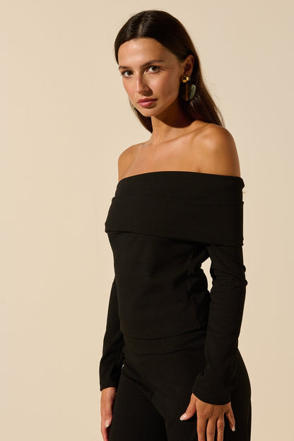 Luna | Top De Hombros Descubiertos Elegante Y Fresco