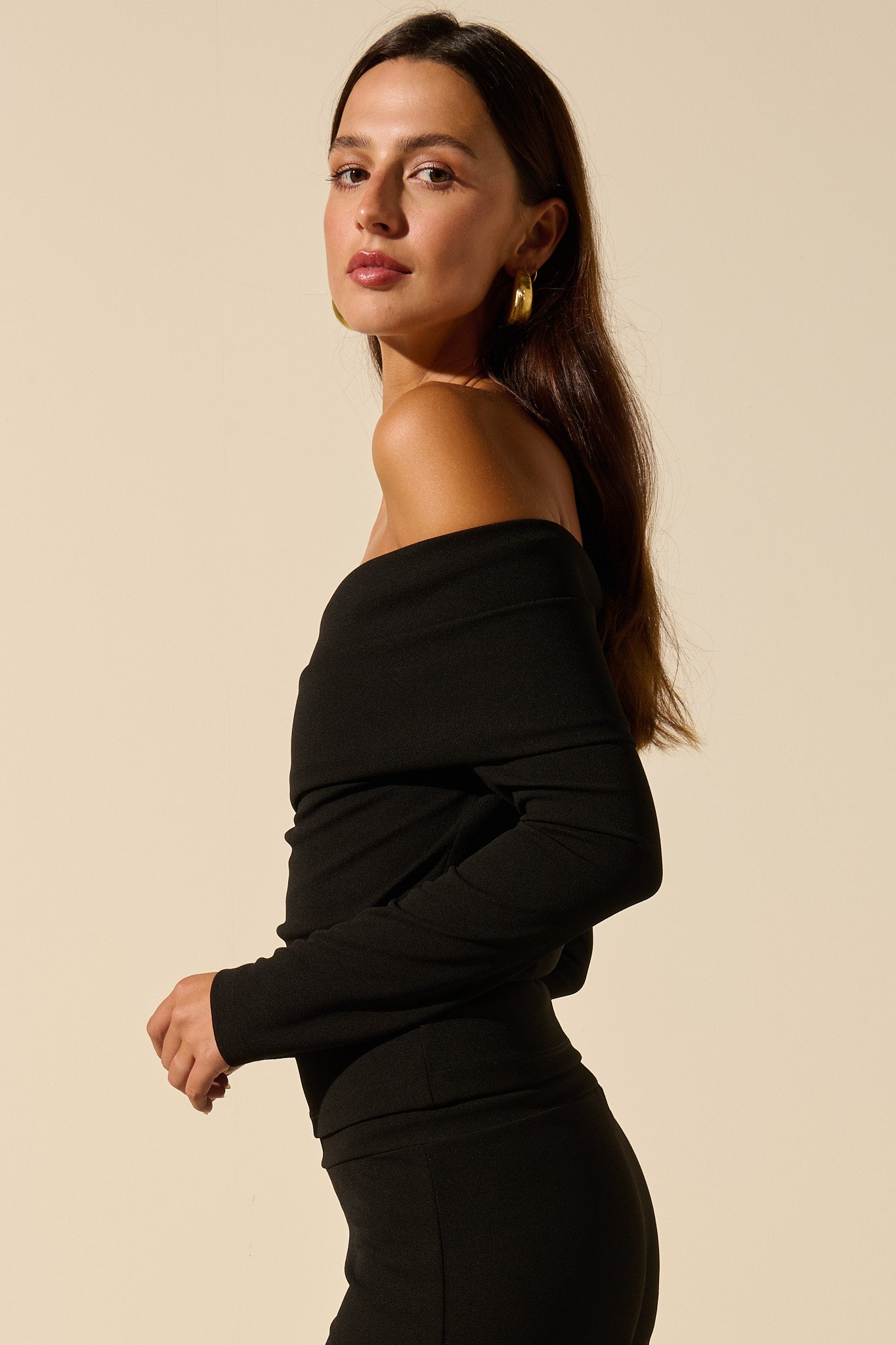 Luna | Top De Hombros Descubiertos Elegante Y Fresco
