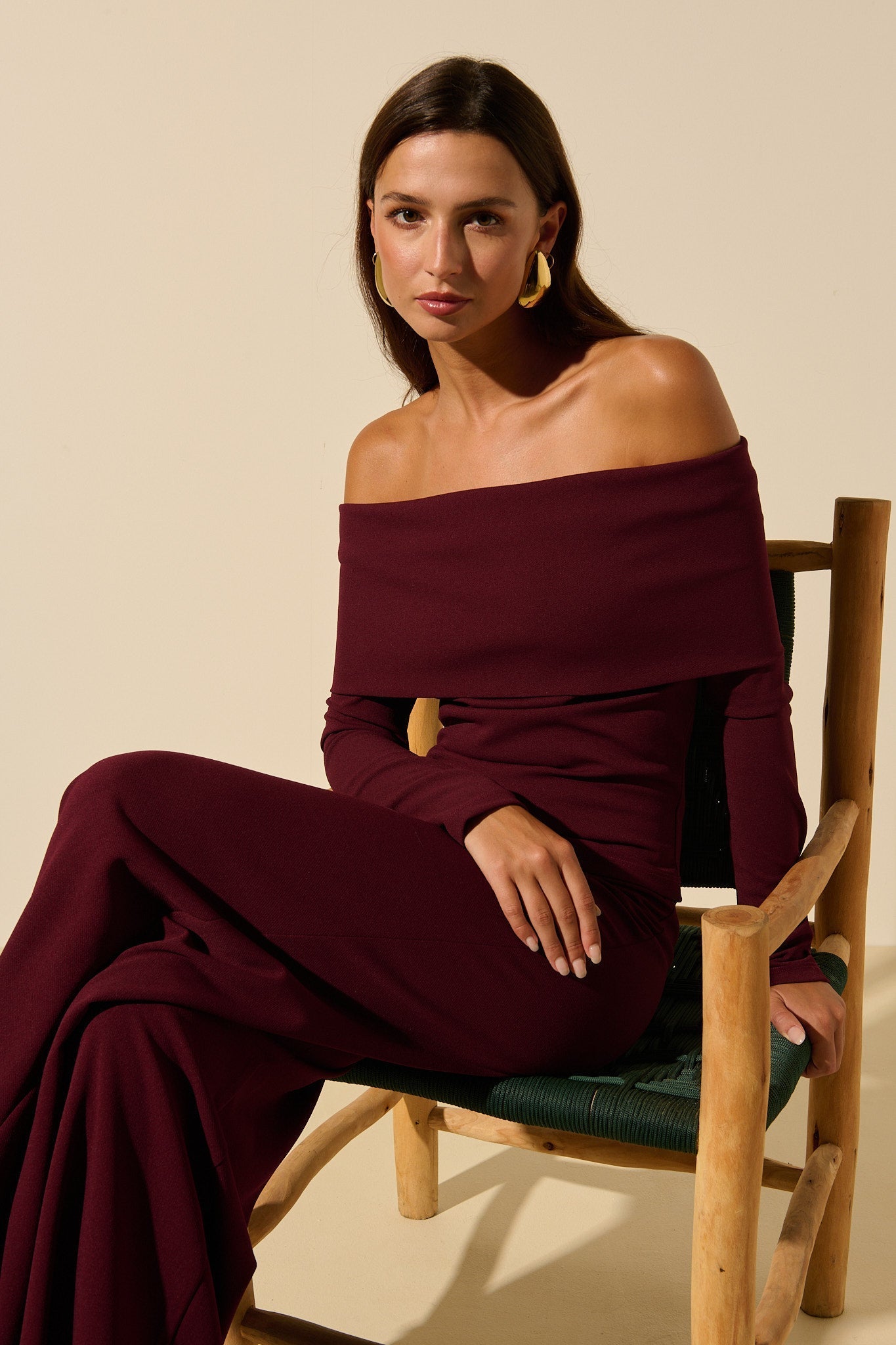 Luna | Top De Hombros Descubiertos Elegante Y Fresco