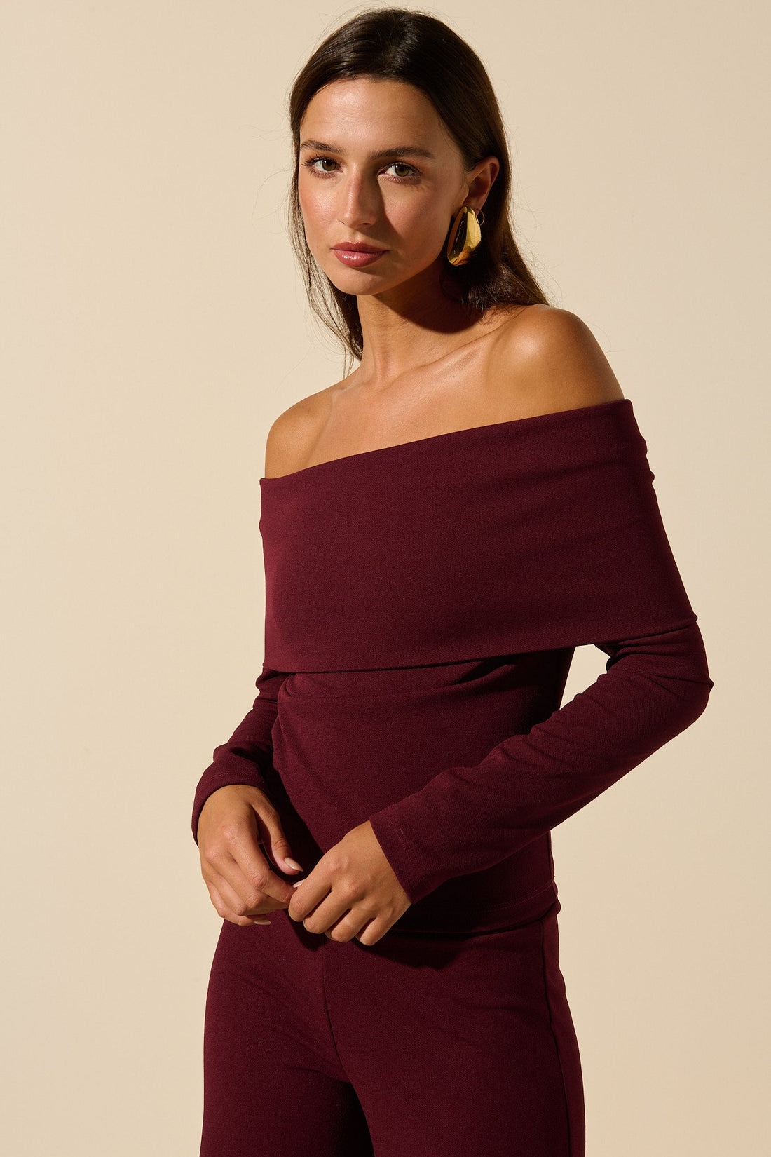 Luna | Top De Hombros Descubiertos Elegante Y Fresco