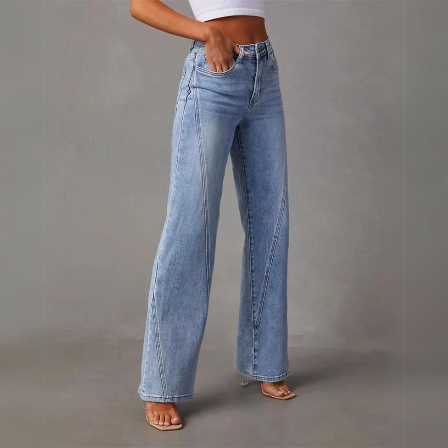 Amara | Jeans De Mujer De Tiro Alto Y Pierna Ancha