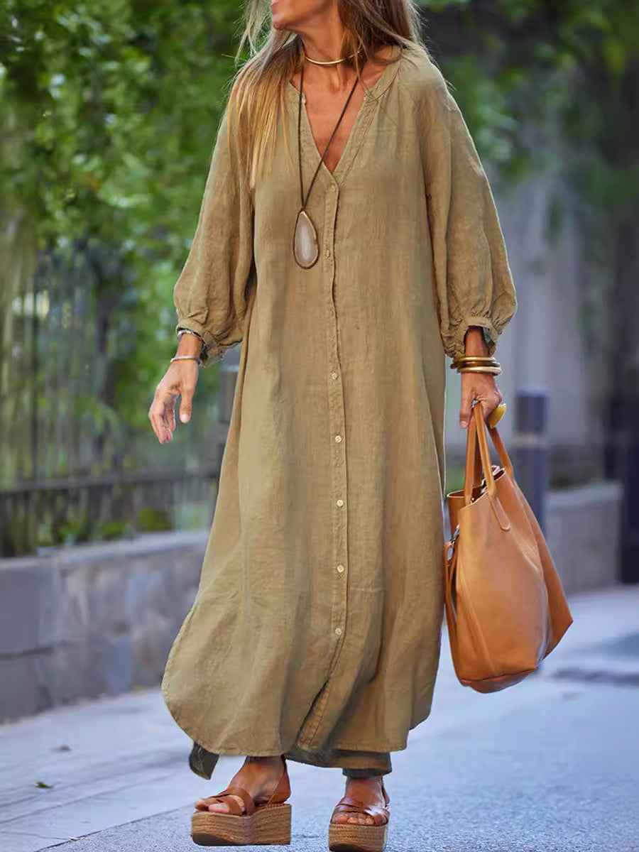 Zaira | Vestido Casual Con Botones