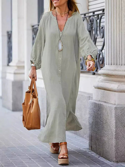 Zaira | Vestido Casual Con Botones