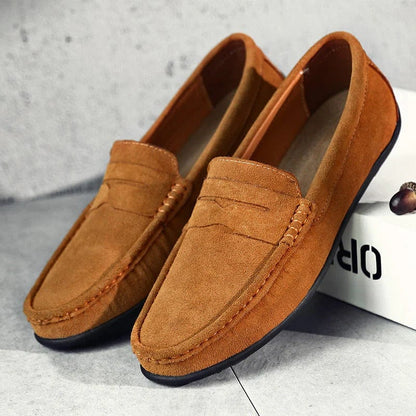 Jacob | Mocasines De Ante Elegantes Y Cómodos