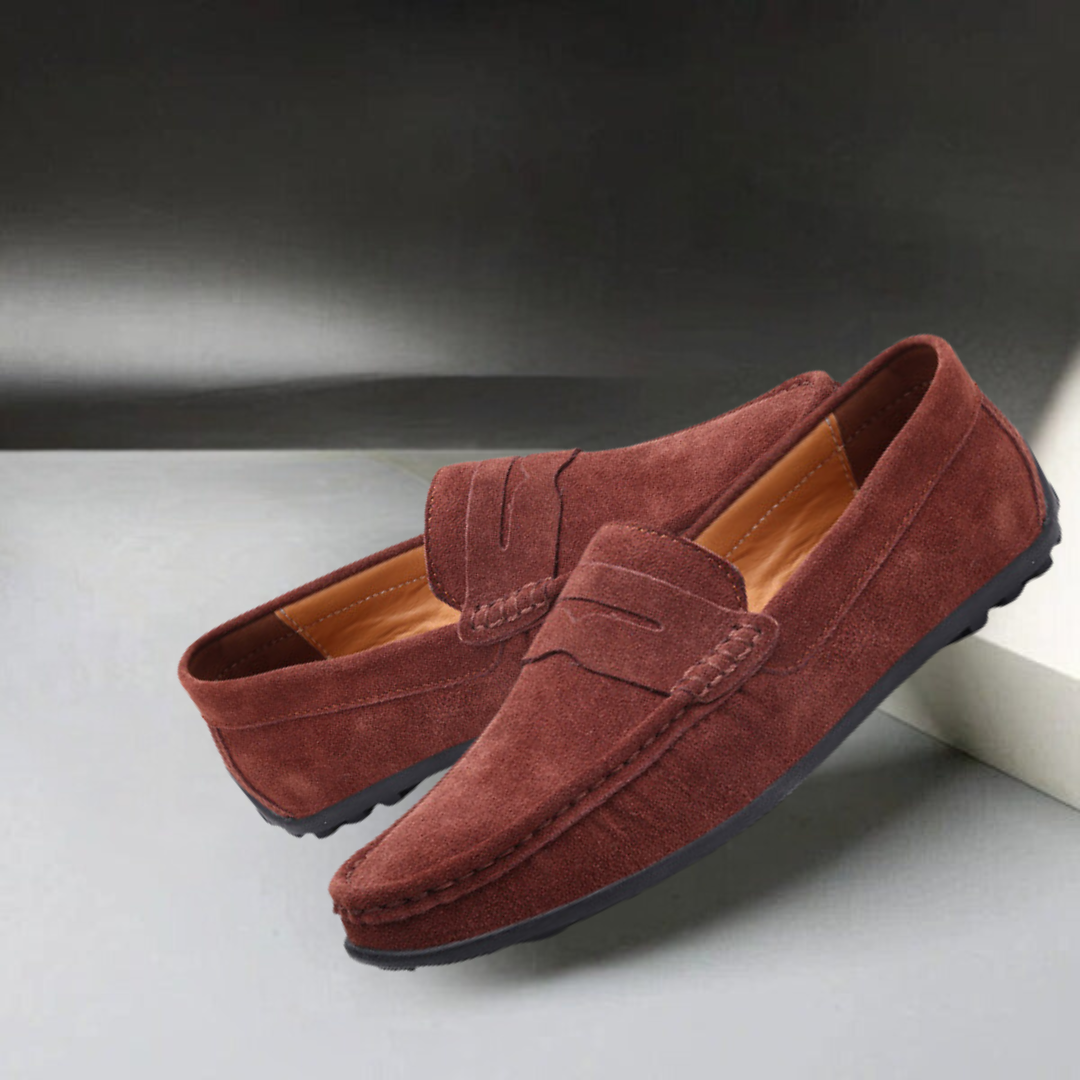 Jacob | Mocasines De Ante Elegantes Y Cómodos