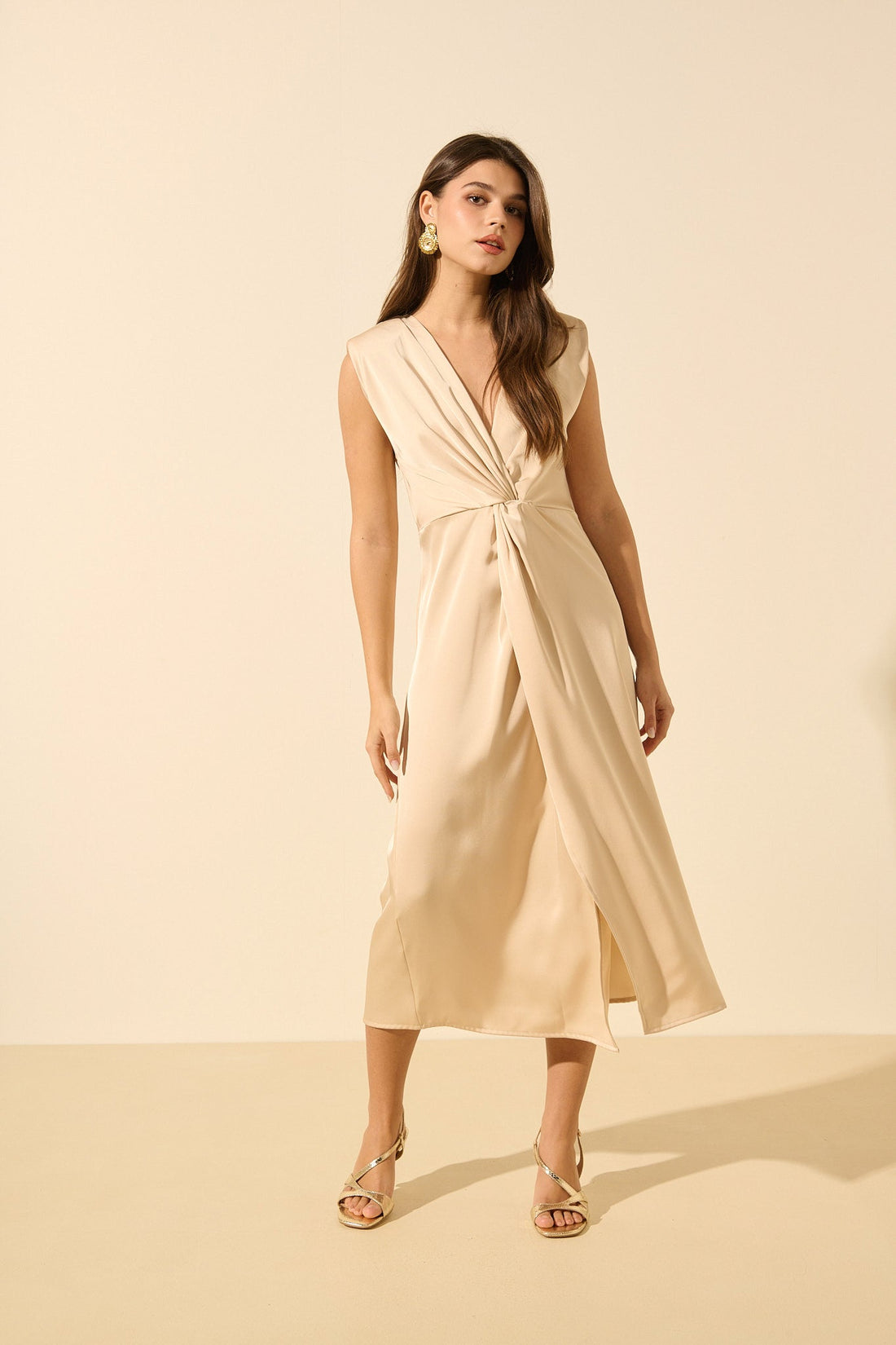 Lucía | Vestido Corto Con Lazo Elegante Y Caída Ligera