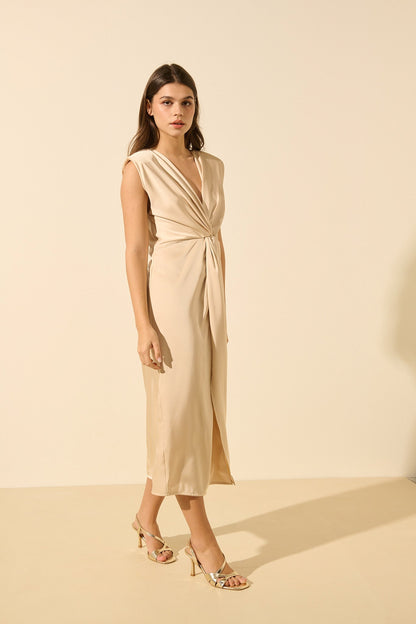 Lucía | Vestido Corto Con Lazo Elegante Y Caída Ligera