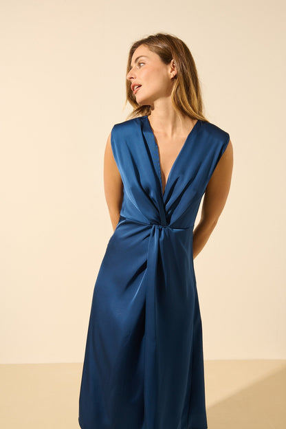Lucía | Vestido Corto Con Lazo Elegante Y Caída Ligera