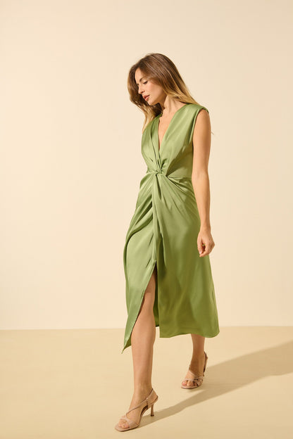 Lucía | Vestido Corto Con Lazo Elegante Y Caída Ligera