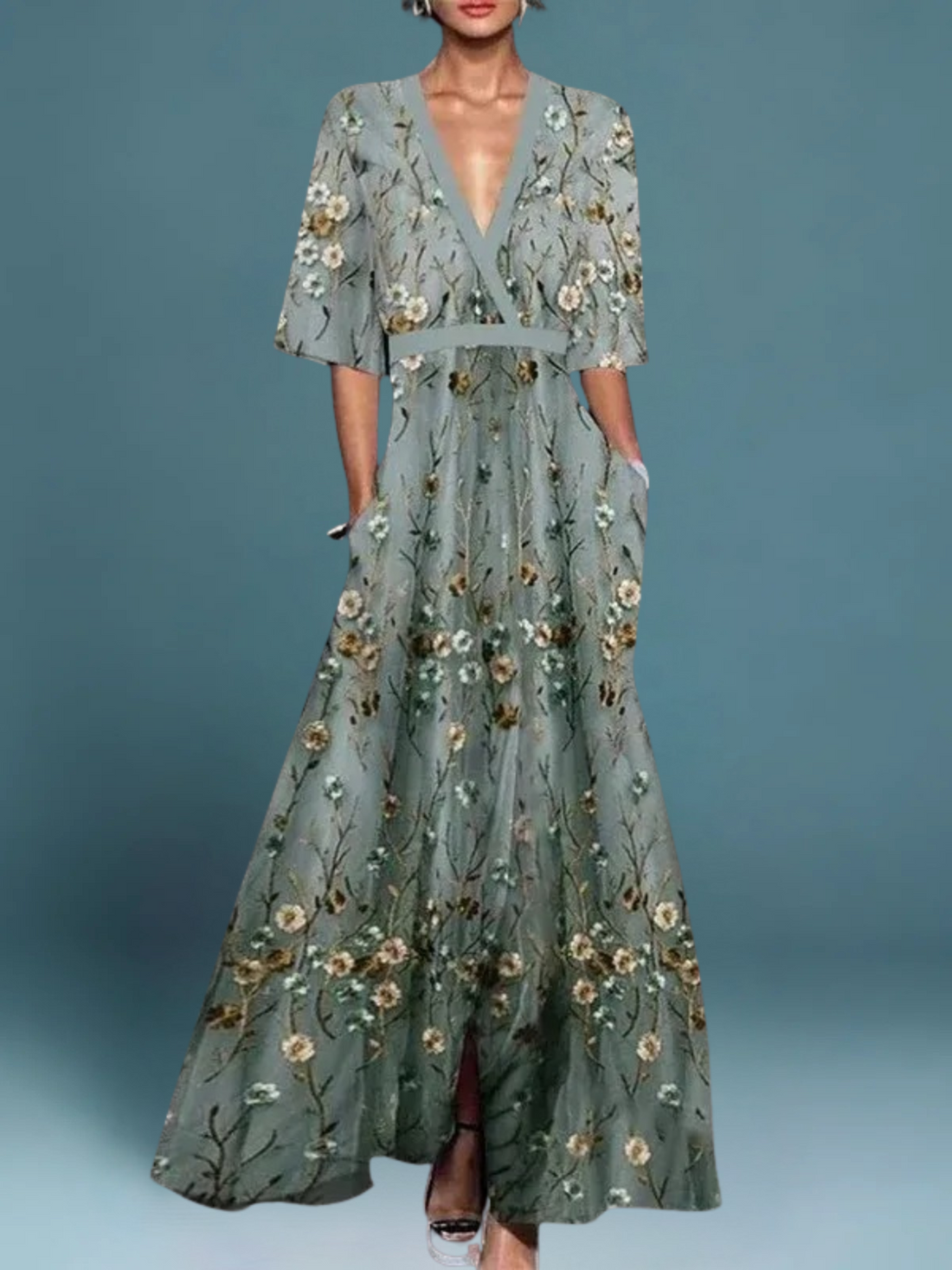 Marisa | Vestido Floral Elegante Y Atemporal