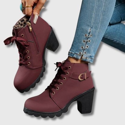 Melina | Botines Casual Con Tacón