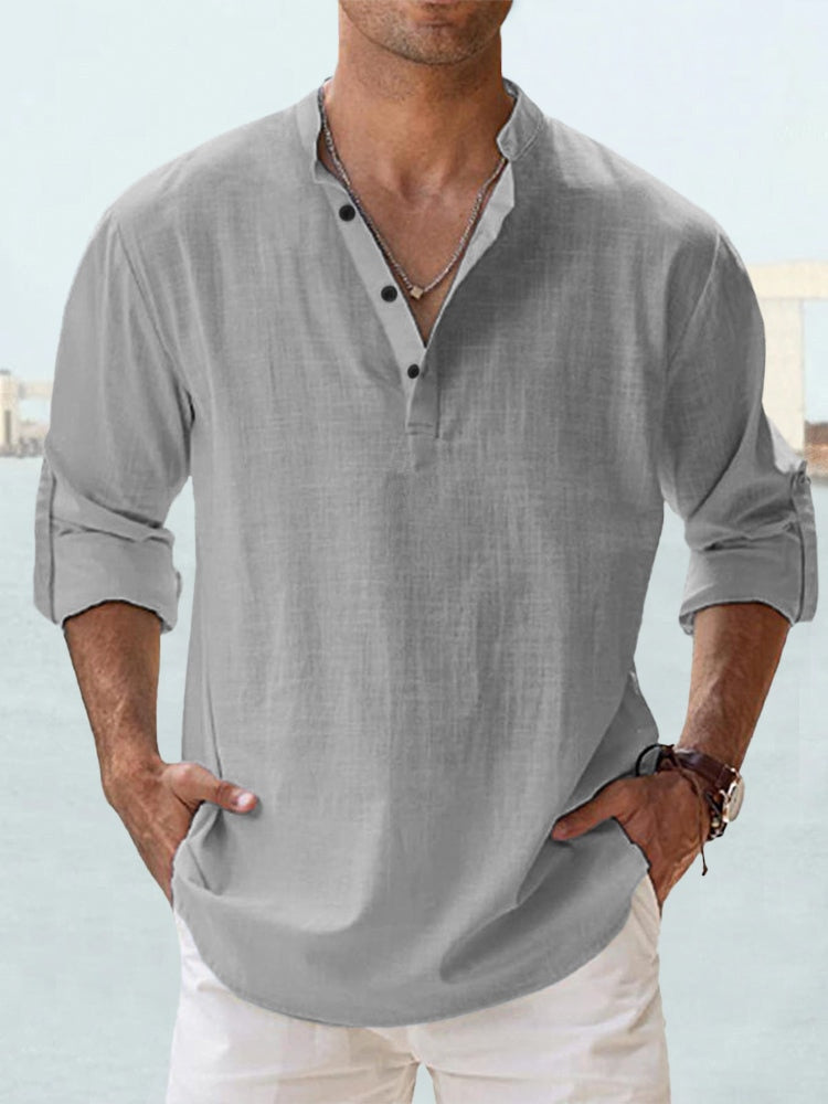 Cristofer | Camisa De Lino Elegante Y Ligera Para Hombre