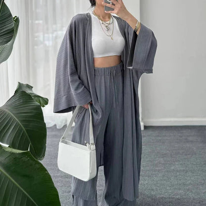 Elena | Conjunto Elegante De Top Y Pantalón Fluido