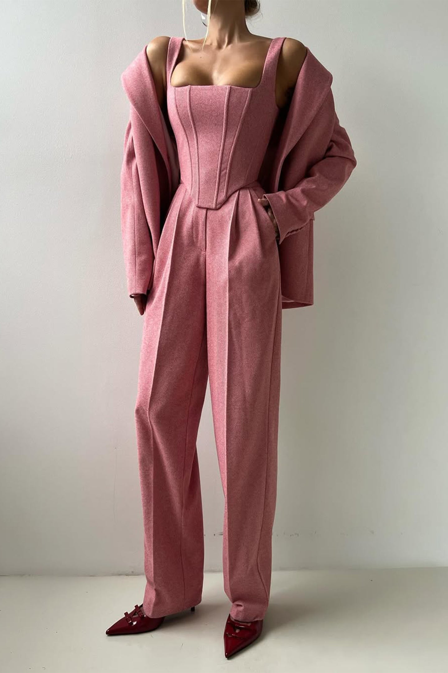 Dolce | Conjunto Elegante de Tres Piezas para Mujer