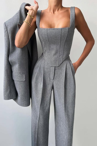 Dolce | Conjunto Elegante de Tres Piezas para Mujer