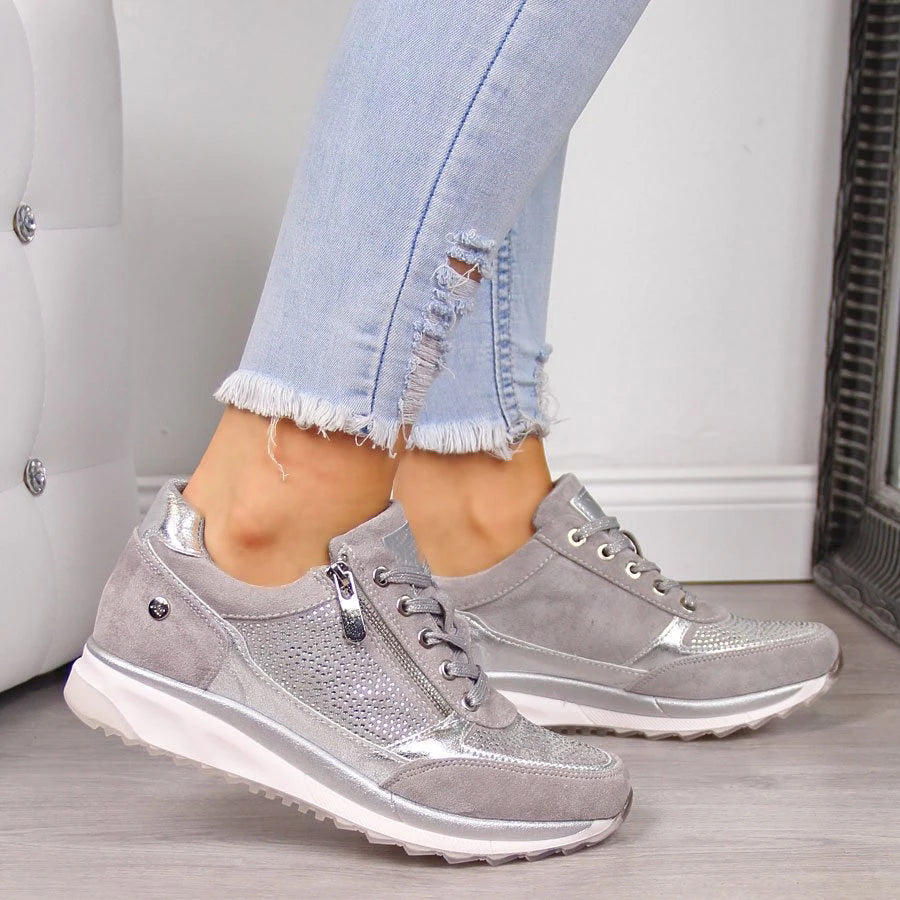 Birgitta | Zapatillas Ortopédicas Modernas Con Cremallera