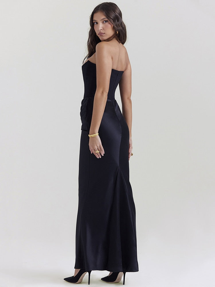 Shayla | Vestido Largo Con Corsé De Estilo Elegante