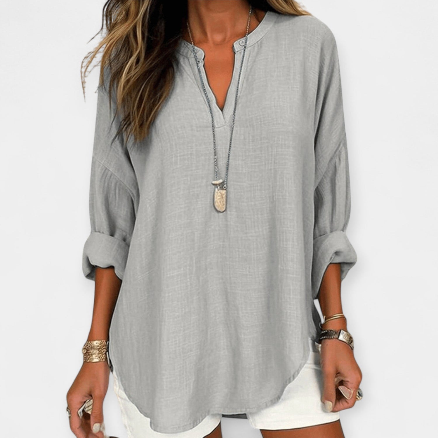 Ingrid | Blusa ligera de algodón casual