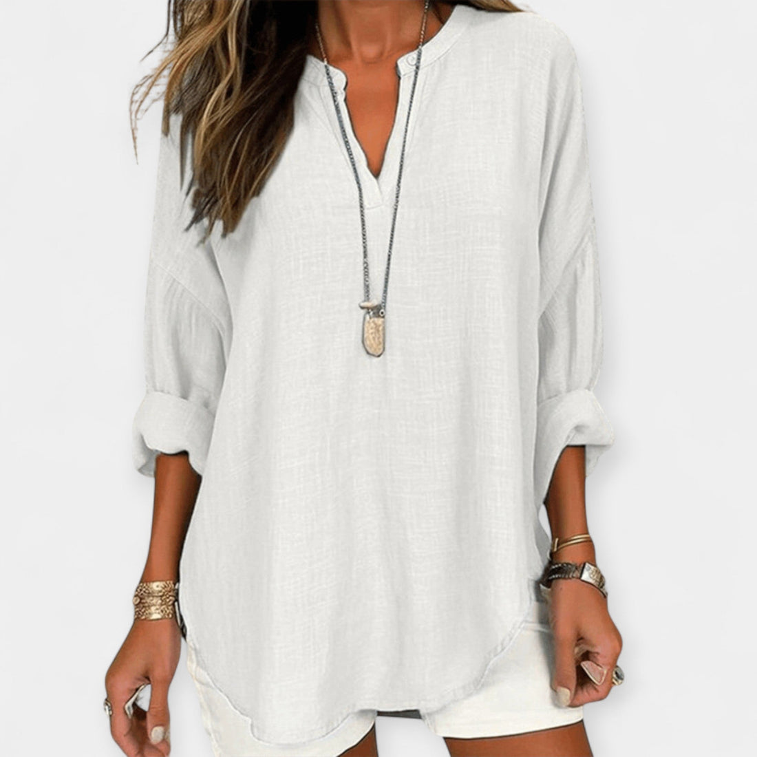 Ingrid | Blusa ligera de algodón casual