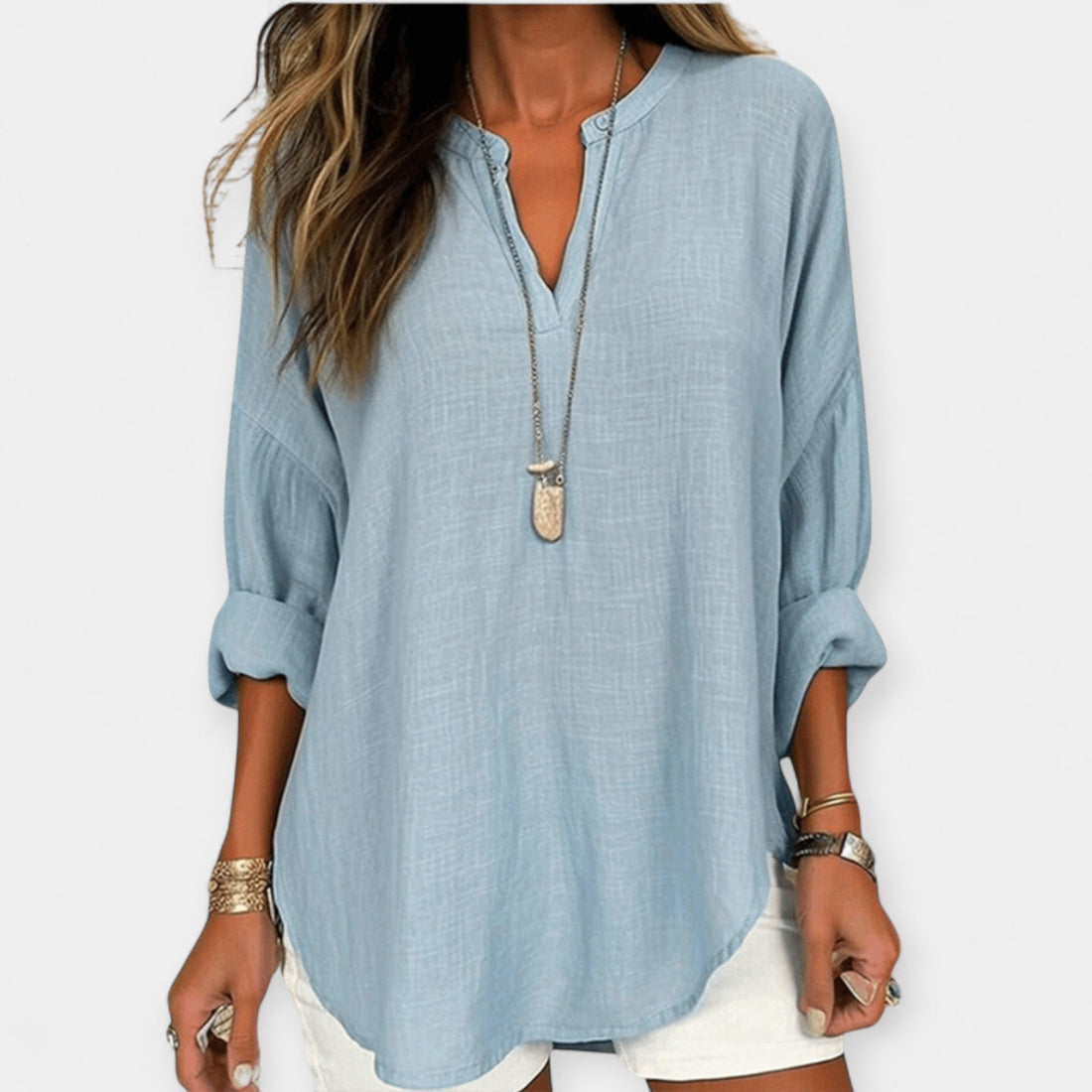 Ingrid | Blusa ligera de algodón casual