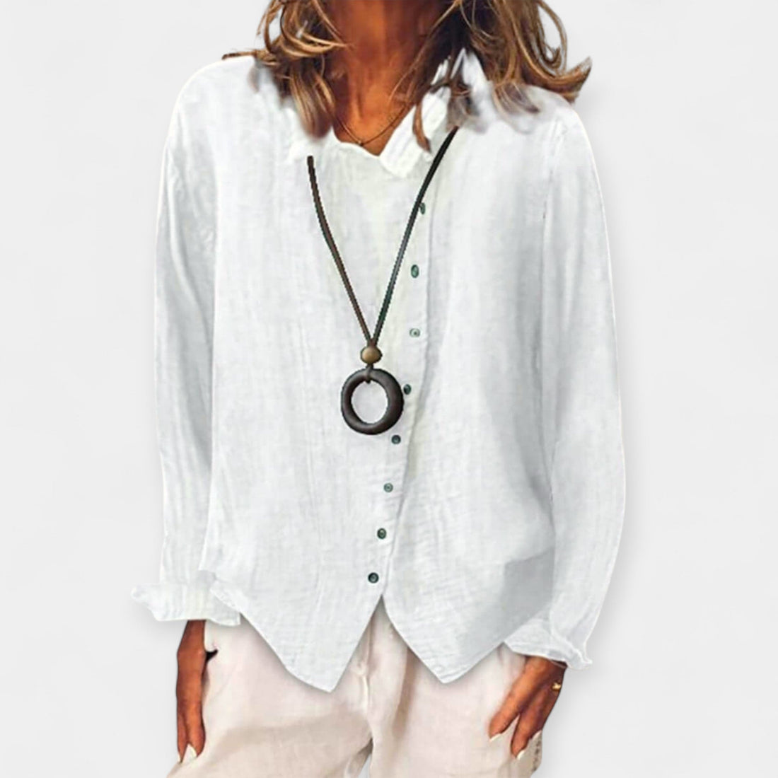 Elin | Camisa casual larga