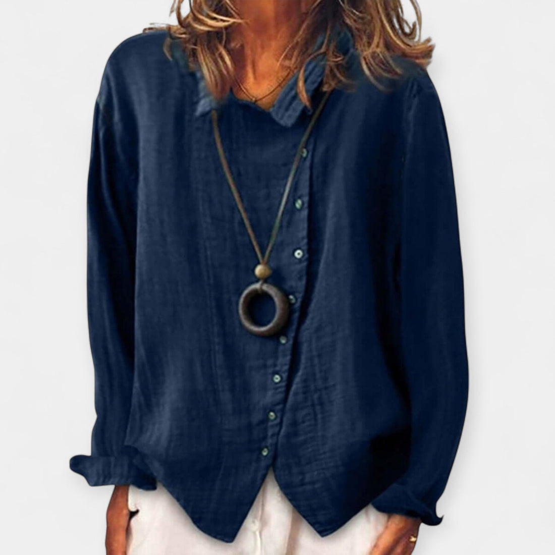 Elin | Camisa casual larga