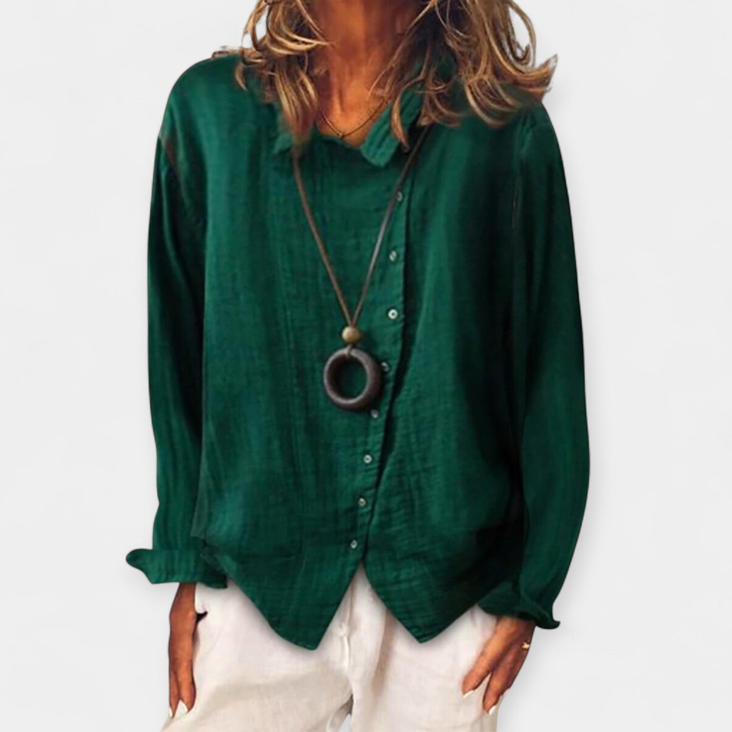 Elin | Camisa casual larga