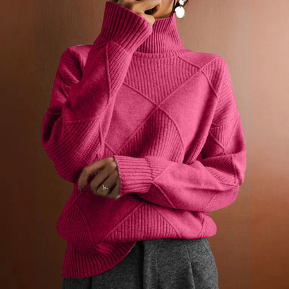 Zara | Jersey De Cuello Alto Casual Y Súper Cómodo