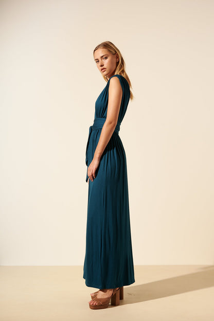 Valeria | Vestido Largo Con Espalda Descubierta Y Caída Ligera
