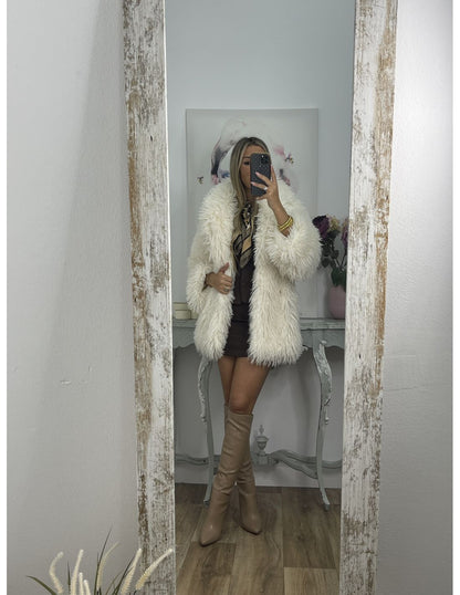 Runa | Abrigo Blanco De Invierno