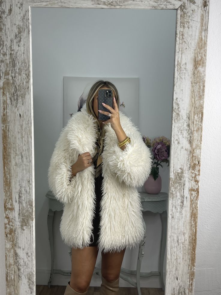 Runa | Abrigo Blanco De Invierno