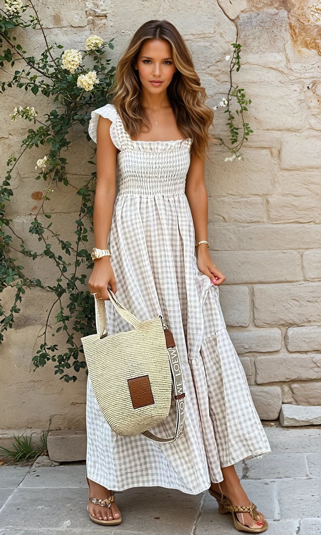Ana | Vestido De Cuadros Casual Y Versátil